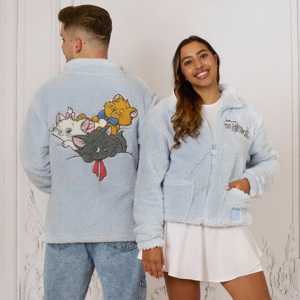 Cakeworthy | The Aristocats Embroidered Sherpa Jacket | Medium - Picture 7 of 7
